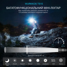 Ліхтар Wurkkos TS15 USB-C Rechargeable 900lm