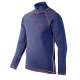 Светр Fjord Nansen Halsa Golf Men Navy Melange /Orange