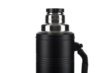 Термос із ручкою Naturehike Q-9H NH19SJ011, 304 сталь, 2.2 л, чорний