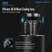 Ліхтар ручний надпотужний Imalent SR16 (55 000 лм), 6000K