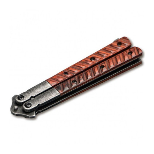 Ніж Boker Magnum Balisong Wood Tanto