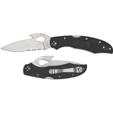 Ніж Spyderco Byrd Cara Cara 2 Emerson полусеррейтор (BY03PSBK2W)