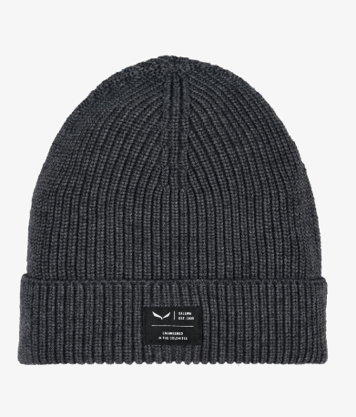 Шапка Salewa PUEZ BEANIE-чорна