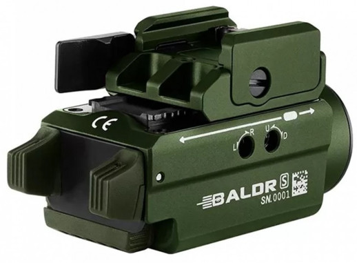 Ліхтар Olight Baldr S, green laser, od green