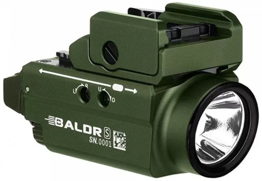 Ліхтар Olight Baldr S, green laser, od green