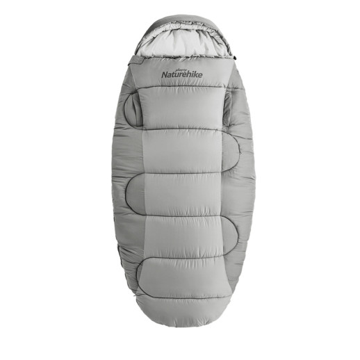 Спальний мішок овальний Naturehike PS300 CNK2350WS026, сірий