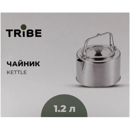 Чайник Tribe Kettle 1,2 л сталевий T-FI-0010-metal