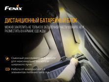 Налобний ліхтар Fenix HP15 XM-L2, сірий