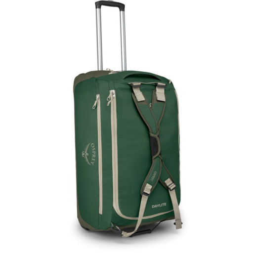 Сумка на колесах Osprey Daylite Wheeled Duffel 85 green canopy/green creek - O/S - зелений