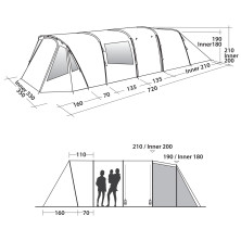 Намет Easy Camp Palmdale 600 Lux Forest Green
