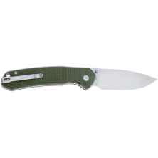 Ніж CJRB Pyrite AR-RPM9 Steel, Micarta od green