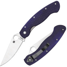 Ніж Spyderco Military, S110V, синій (C36GPDBL)