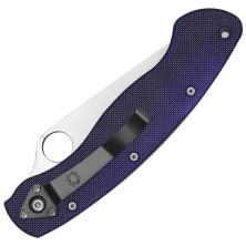 Ніж Spyderco Military, S110V, синій (C36GPDBL)