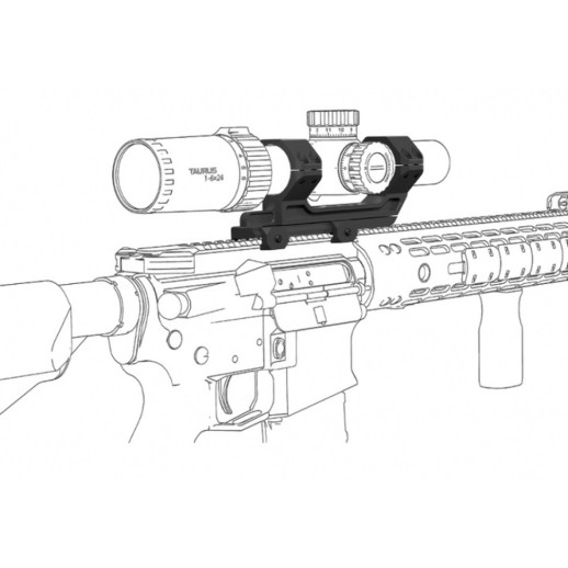 Моноблок з регульованою відстанню між кільцями Vector Optics 30 мм на Пікатіні