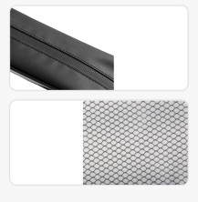 Косметичка водонепроникна Naturehike NH20SN007, Розмір М, Чорний, прозора