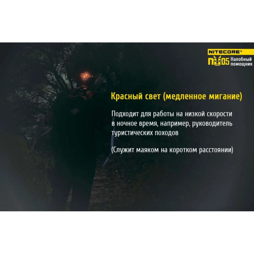 Ліхтар налобний Nitecore NU05 KIT 