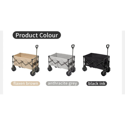 Складаний візочок Naturehike CNK2350JJ012, 70 л, чорний