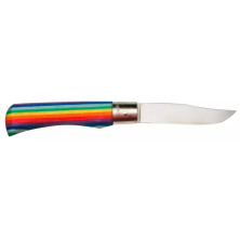 Ніж Old Bear Rainbow L, 420 steel, wood handle, rainbow