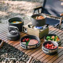 Каструля з кришкою туристична алюмінієва Naturehike Wild Trekking CNK2450CF010, 1 л