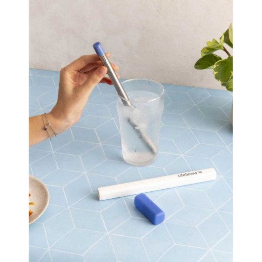 Фільтр для води LifeStraw SIP, 1 шт з футляром для перенесення, Midnight Blue (LSW LSSIP1MBWW)