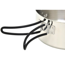 Набір туристичного посуду Alb Forming 655 Camping Set St. Steel Crni 44487 3-Pcs +