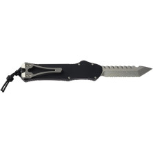 Ніж Heretic Hydra Tanto Stonewash Serrated Black