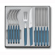 Набір посуду Victorinox Swiss Modern з 12 предметів Swiss Modern, Table Set Tomato Knife, 12 Pieces, волошковий