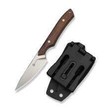 Ніж фіксований кишеньковий Civivi High Grass Field Knife (7,4 см) 14C28N / Wood дерево з чохлом