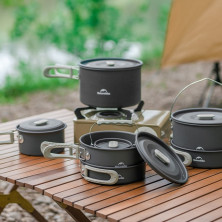 Каструля з кришкою туристична алюмінієва Naturehike Wild Trekking CNK2450CF010, 3 л