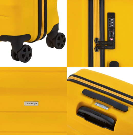 Валіза CarryOn Porter (M) Yellow (502455)