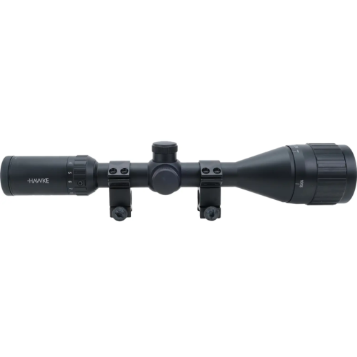 Приціл оптичний Hawke Fast Mount 3-12x50 AO сітка Mil Dot з підсвічуванням. Кільця на Weaver