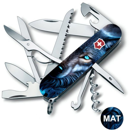 Складаний ніж Victorinox HUNTSMAN ANIMAL Вовк