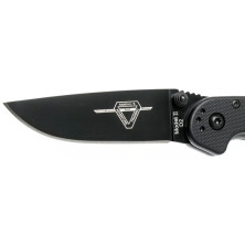 Ніж Ontario Knife RAT II Linerlock D2 black