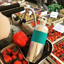 Пляшка для води SIGG CYD Alu, 1 л, червона