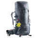 Рюкзак Deuter Aircontact Lite 35 + 10 SL Graphite Black