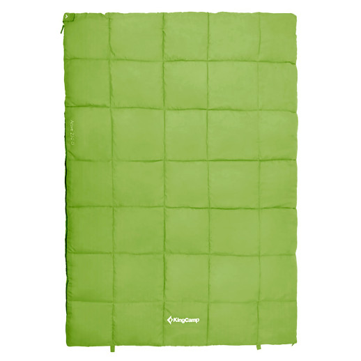 Спальний мішок KingCamp Active 250 Double (KS3189) зелений, лівий