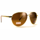 Окуляри поляризаційні BluWater AirForce Gold Polarized (brown), коричневі в золотистій оправі