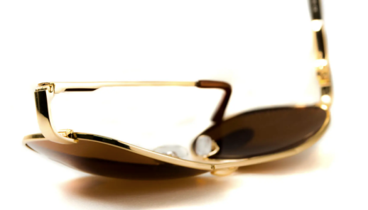 Окуляри поляризаційні BluWater AirForce Gold Polarized (brown), коричневі в золотистій оправі
