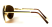 Окуляри поляризаційні BluWater AirForce Gold Polarized (brown), коричневі в золотистій оправі