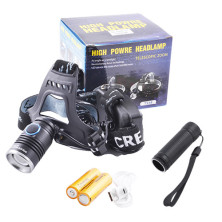 Налобний ліхтар Police 2 в 1 + в руку Police 6888-T6, ЗУ micro USB, 2x18650, zoom