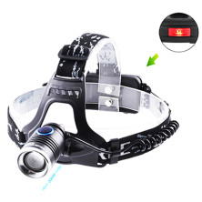 Налобний ліхтар Police 2 в 1 + в руку Police 6888-T6, ЗУ micro USB, 2x18650, zoom