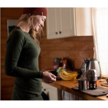 Термофутболка жіноча Turbat Retezat Top Wmn kombu green - L - хакі