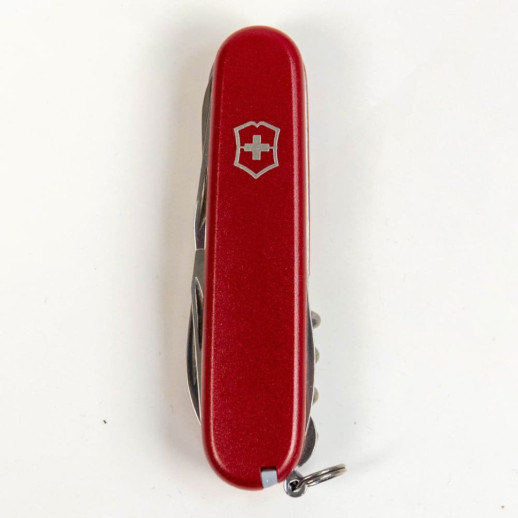 Складаний ніж Victorinox HUNTSMAN MAT червоний матовий лак