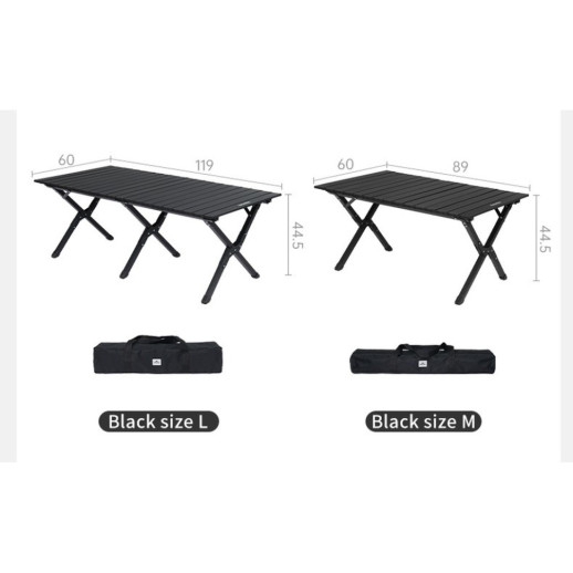 Складаний стіл Naturehike Star Jane T01 CNK2550JJ018, 89х60 см, вуглецева сталь, бежевий