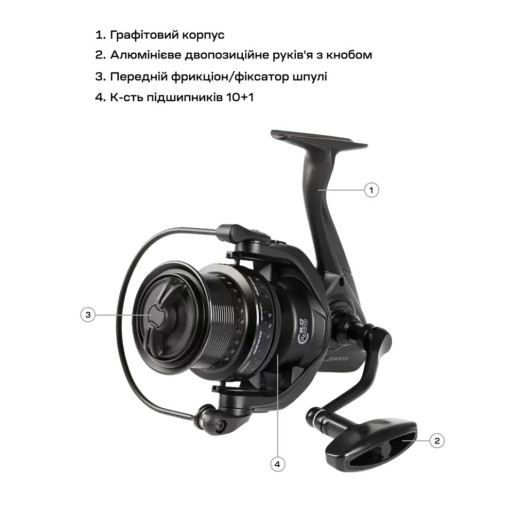 Котушка Brain NRG SE 5500S 10+1BB 5.0:1