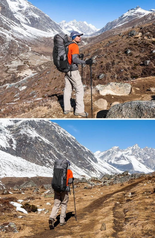 Рюкзак трекінговий Naturehike 60 л Rock Series NH19BP095 чорний