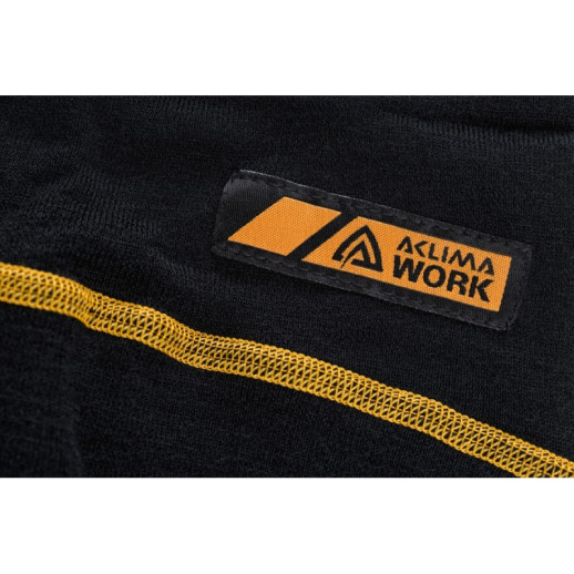 Термофутболка Робоча тепла сорочка Aclima з круглим вирізом чорна XL