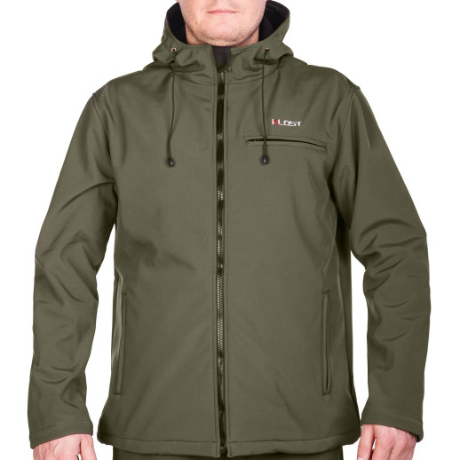Куртка KLOST Soft Shell мембрана, Капюшон c затягуванням, 5015 XL