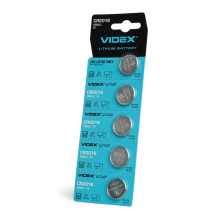 Батарейки літієва Videx СR 2016 5pcs BLISTER CARD