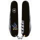Складаний ніж Victorinox HUNTSMAN UKRAINE Тризуб-Ластівка + Героям слава 1.3713.3_T1220u